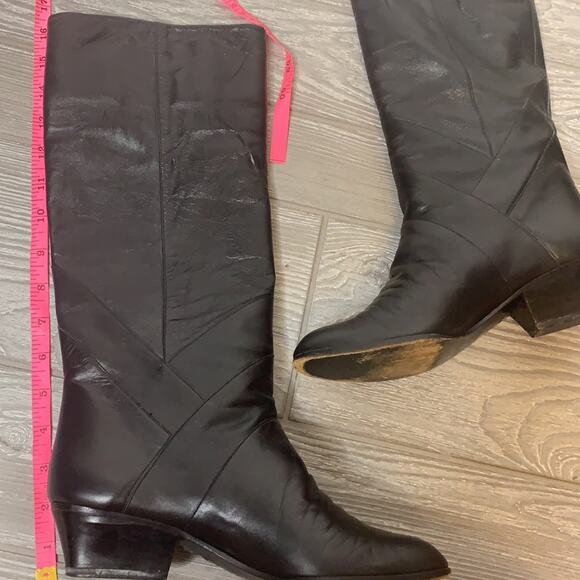 Vintage 80’s custom leather boots Spain - Picture 5 of 7